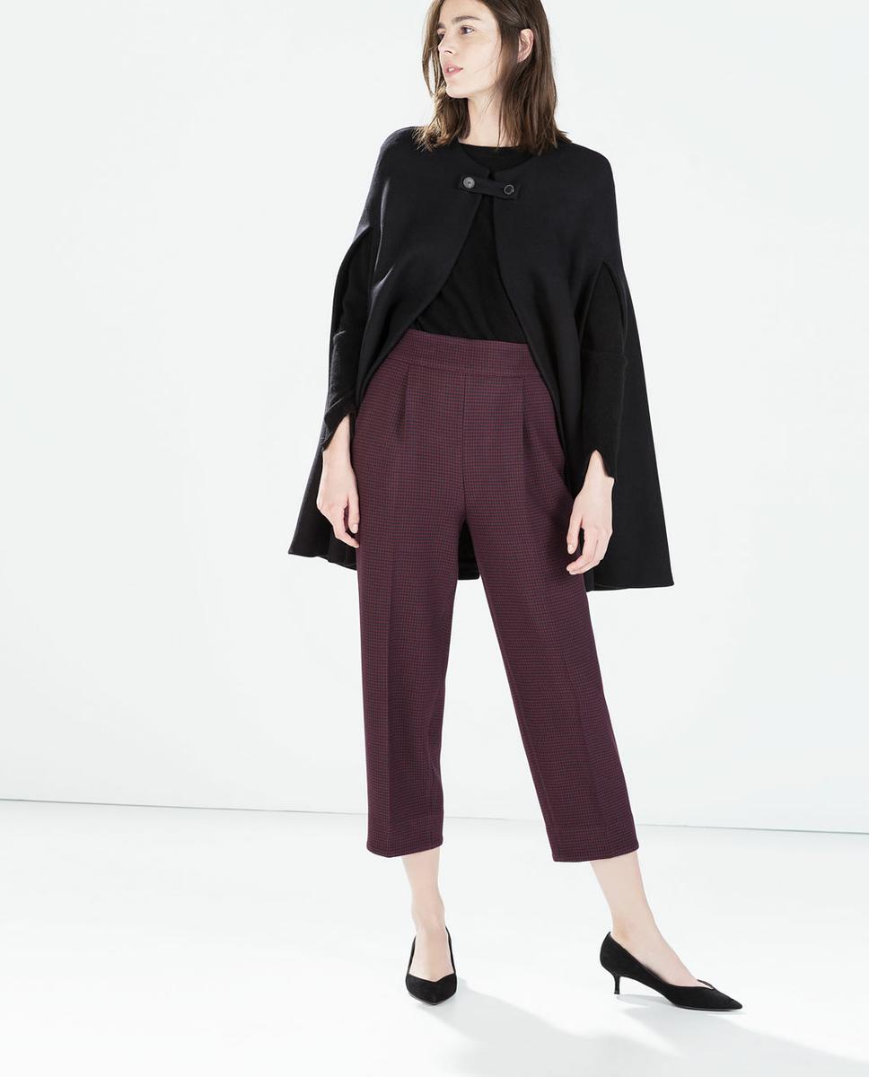 look nochevieja - marsala - zara - pantalones