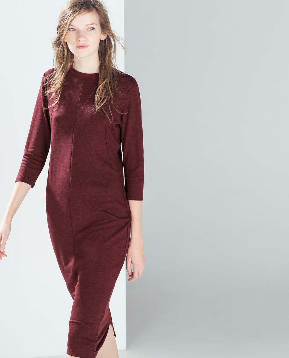 look nochevieja - marsala - zara - vestido 3