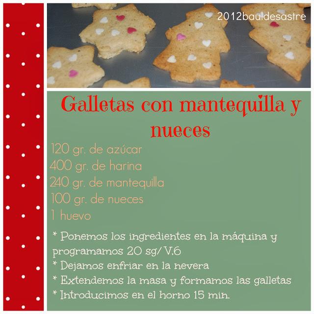 receta galletas de nueces y mantequilla en Thermomix