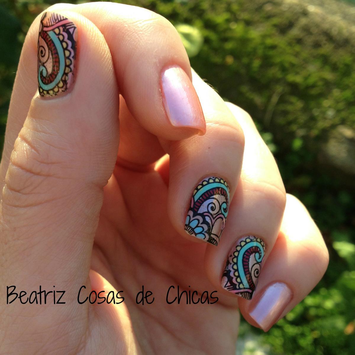 Roses Cosmetics, Infinity Nails....Reverse Stamping 3