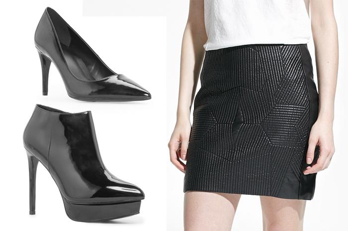 Falda, salones y botines de Mango, Las botas de Nancy Sinatra