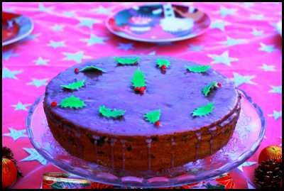 Tarta de vino 01 Tarta de vino, versión casera