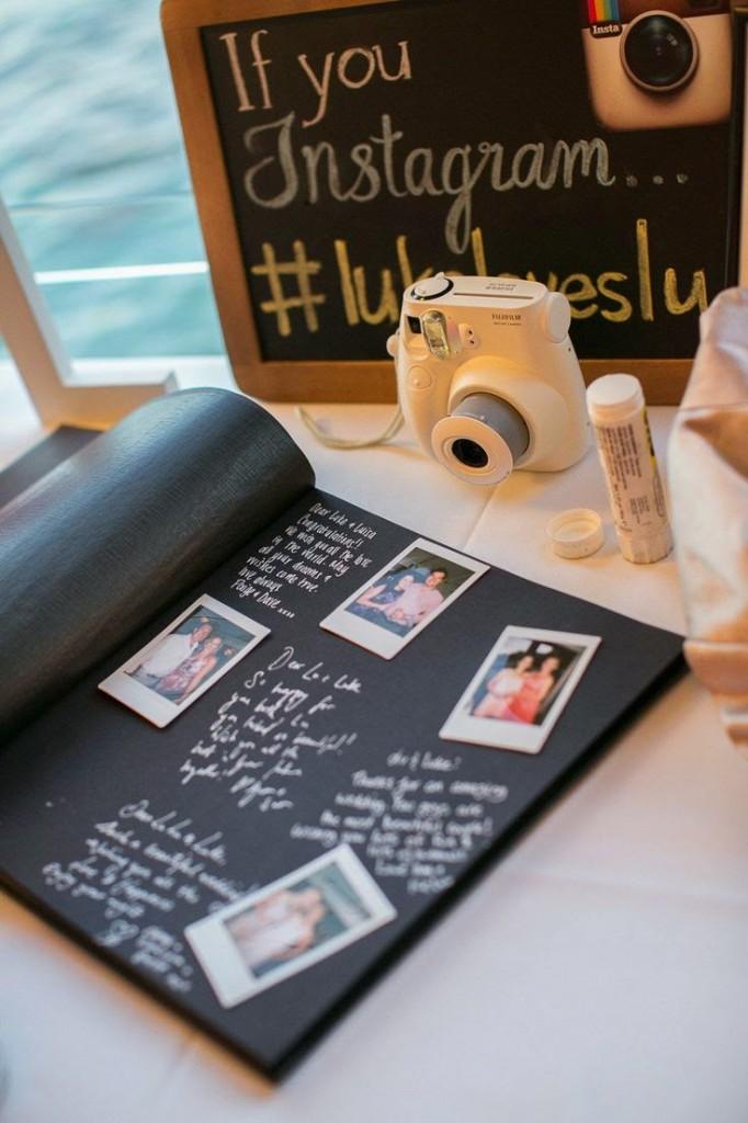Polaroid Fujifilm en boda 