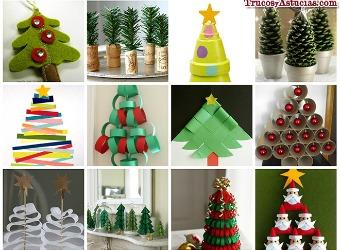 13 Manualidades de Árbol de Navidad