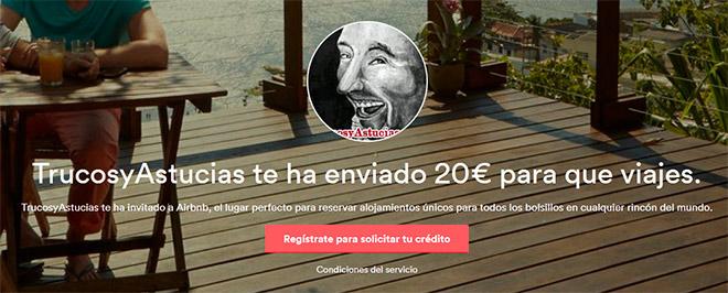 20??? de descuento para alojamiento en airbnb