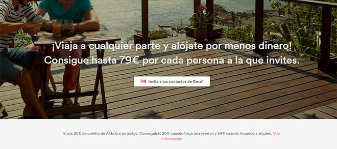 consigue hasta 79??? por persona que invites a airbnb