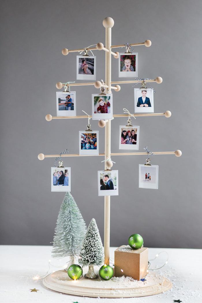 Árboles de navidad hechos con fotos