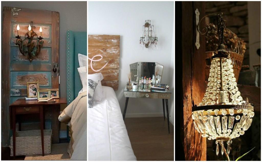 Apliques con aire vintage o shabby chic