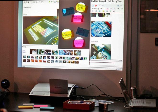 proyección desde un ordenador