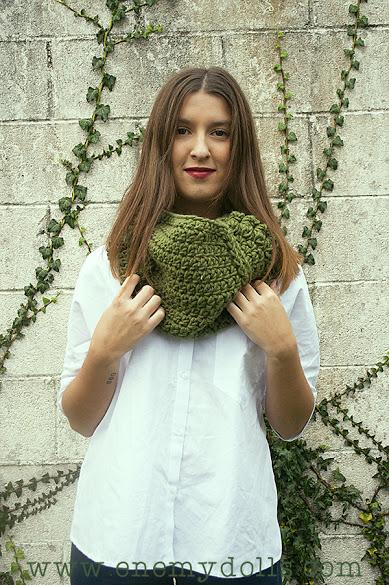 patrón ganchillo principiantes cuello fácil