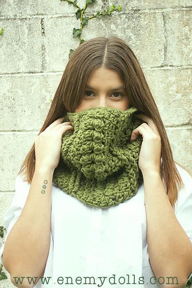 patrón ganchillo principiantes cuello fácil