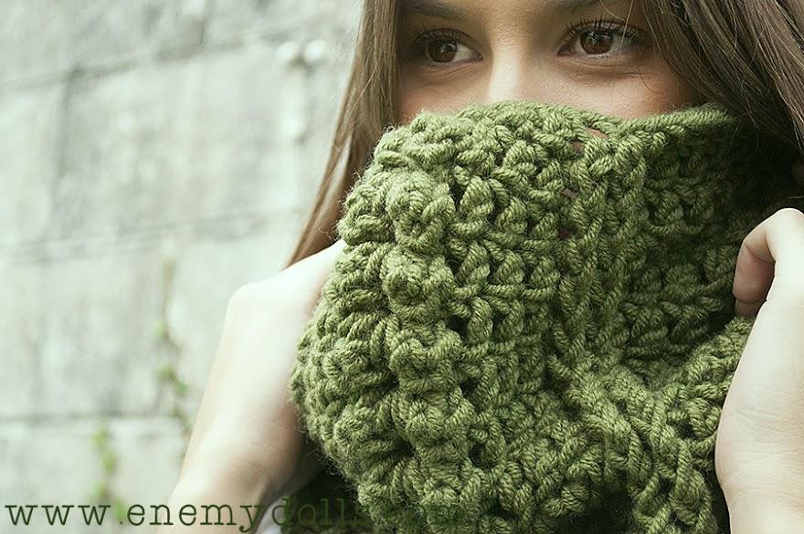 patrón ganchillo principiantes cuello fácil