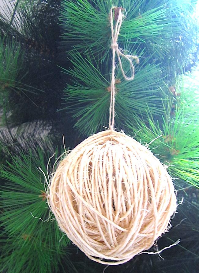 bolas naturales navidad