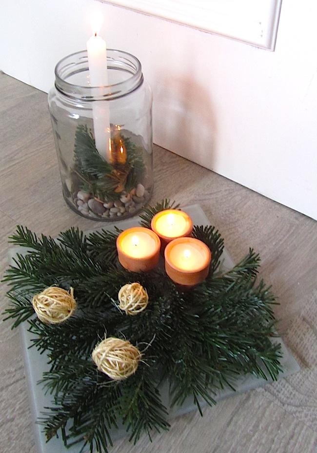 vela y centro natural navidad