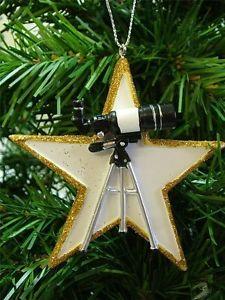 Minitelescopio para decorar el árbol de Navidad