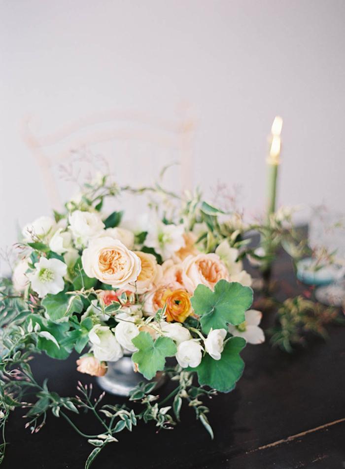 Centros de flores para decorar la mesa