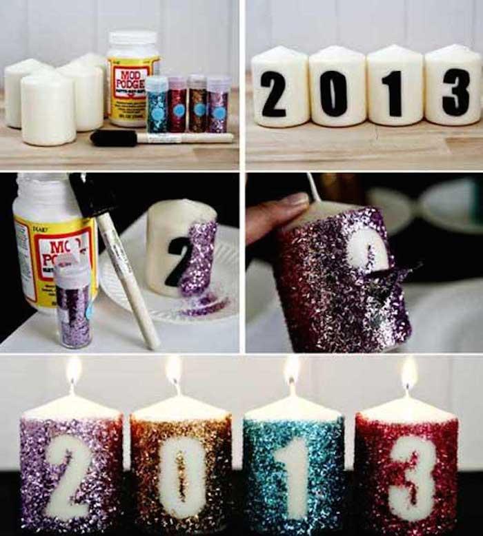 Decorar velas para navidad