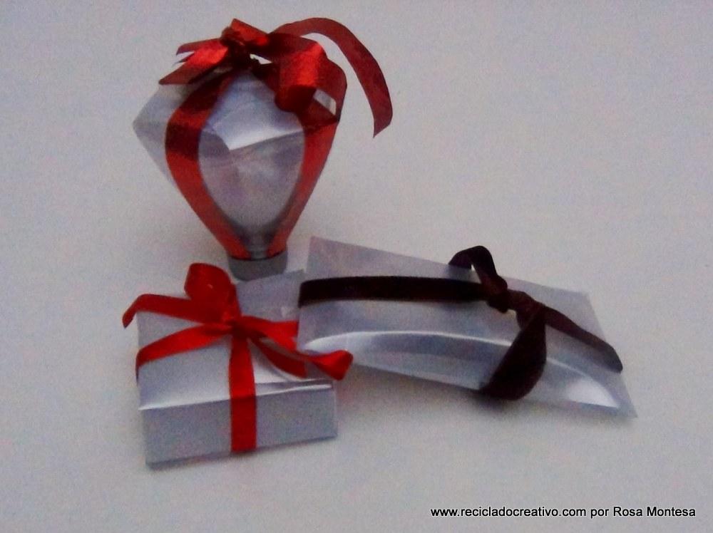 Cómo hacer cajas de regalo con una botella de pepsi reciclada