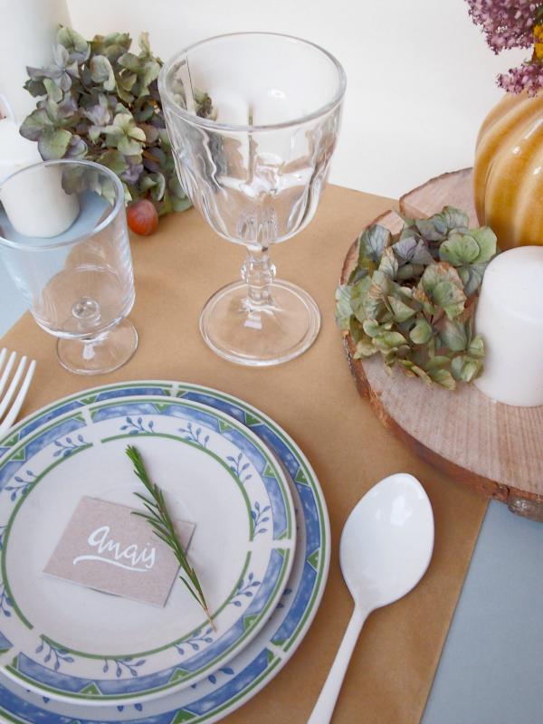 trucos para la decoración de una mesa acogedora