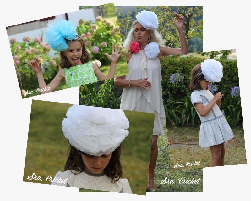 pompones en la cabeza