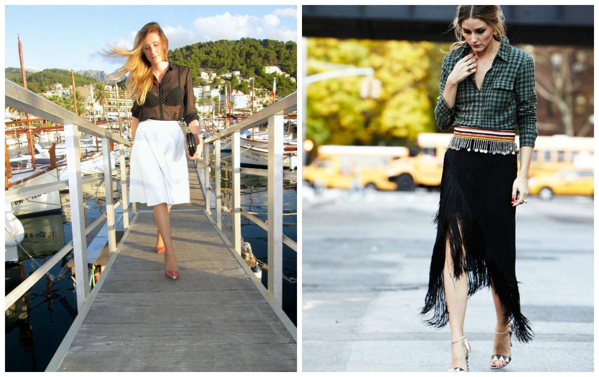 Falda midi -Inspiración del día- livelovepolly by paula casielles q