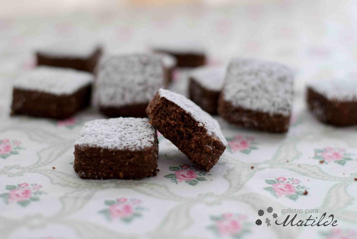 Polvorones de chocolate