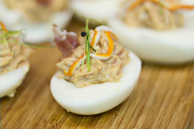 huevo rellenos horizontal Menú de Navidad 2014