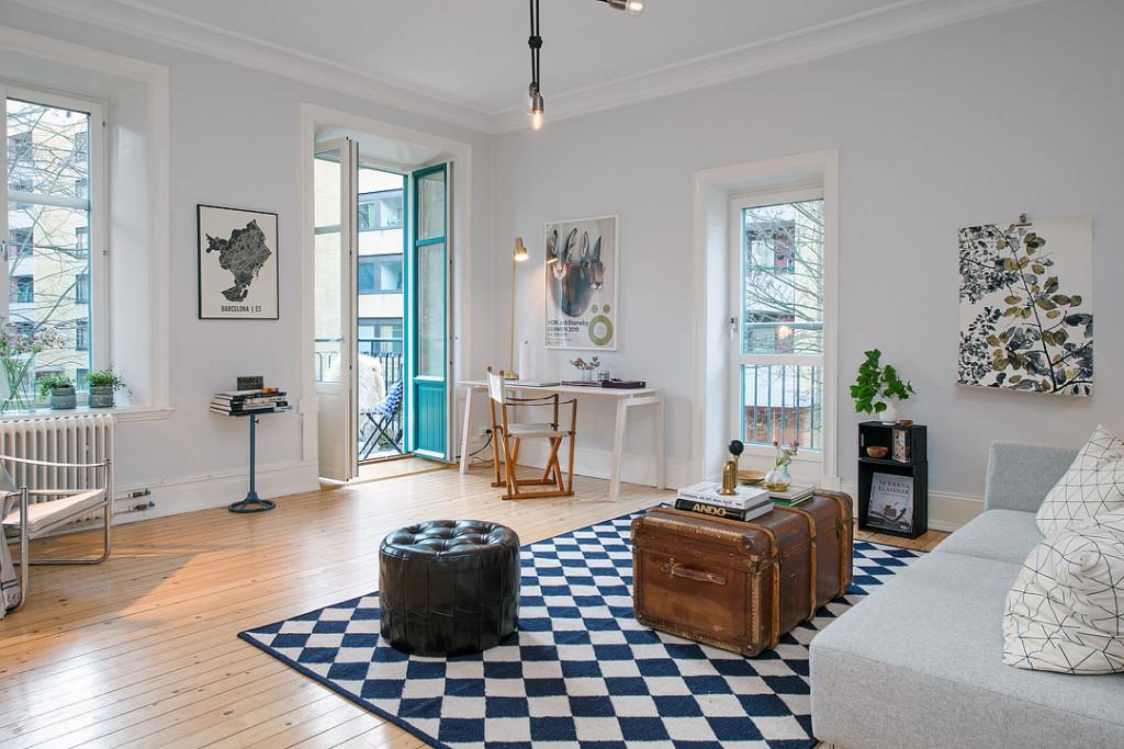 Estilo nórdico con detalles vintage