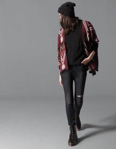 ponchos de stradivarius