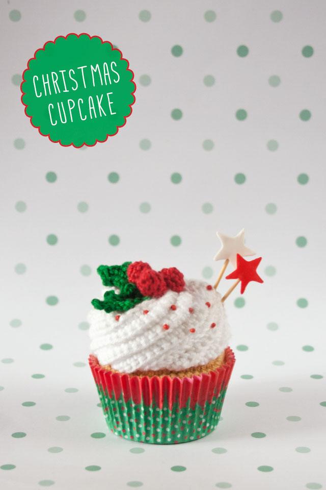 Christmas crochet cupcake By 