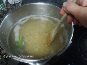 BERENJENAS RELLENAS DE ARROZ Y GAMBAS