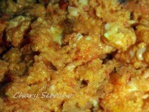 BERENJENAS RELLENAS DE ARROZ Y GAMBAS