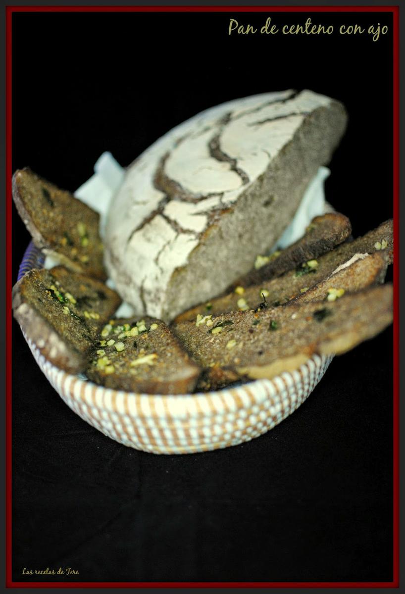 Pan de centeno con ajo tererecetas 02
