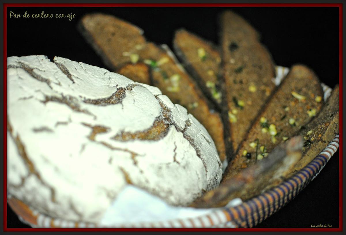 Pan de centeno con ajo tererecetas 04