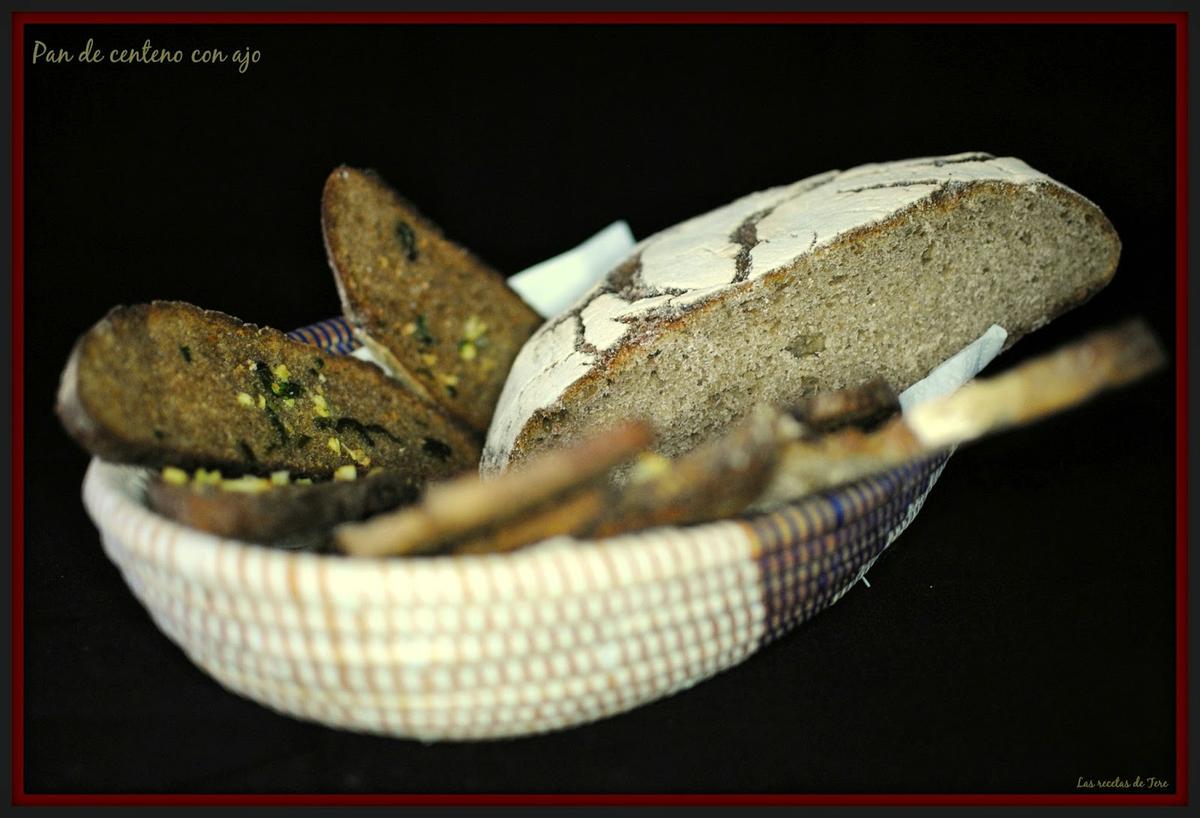 Pan de centeno con ajo tererecetas 05