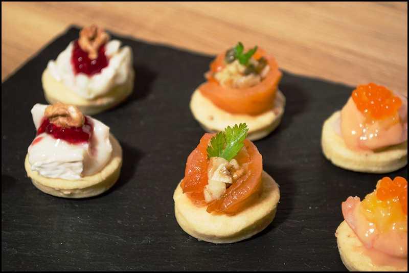 Canapé-de-salmón