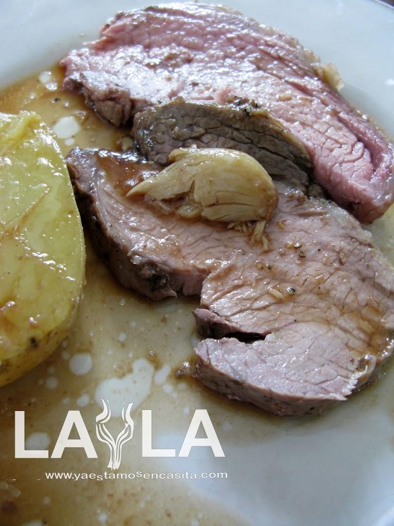 Rabillo de ternera al vapor