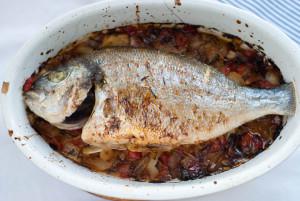Dorada al horno