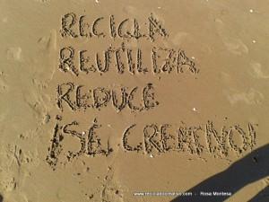 Recicla, reutiliza, reduce ¡Sé creativo! Reciclado Creativo Rosa Montesa