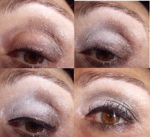 maquillaje de ojos plateado paso a paso