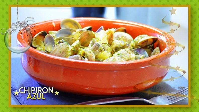 Recetas Chipironazul - Almejas a la Marinera