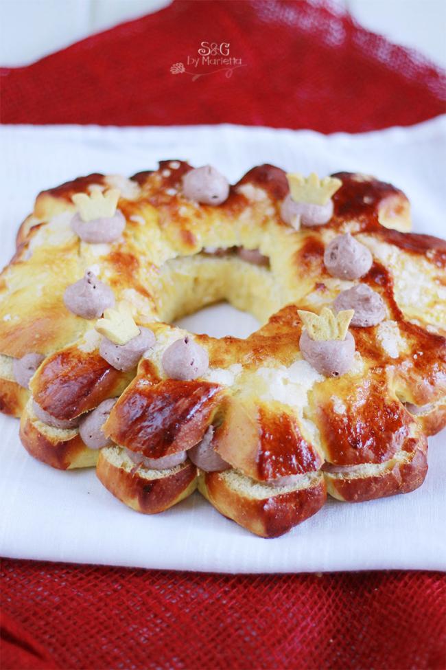 Roscón de Reyes para niños, Roscón, Receta para Navidad, Postres Navideños, Roscón relleno de trufa, Agenda Menuda, Roscón de Marietta, Postres en Navidad, Sweets and Gifts, Repostera Murciana, Blogueras food