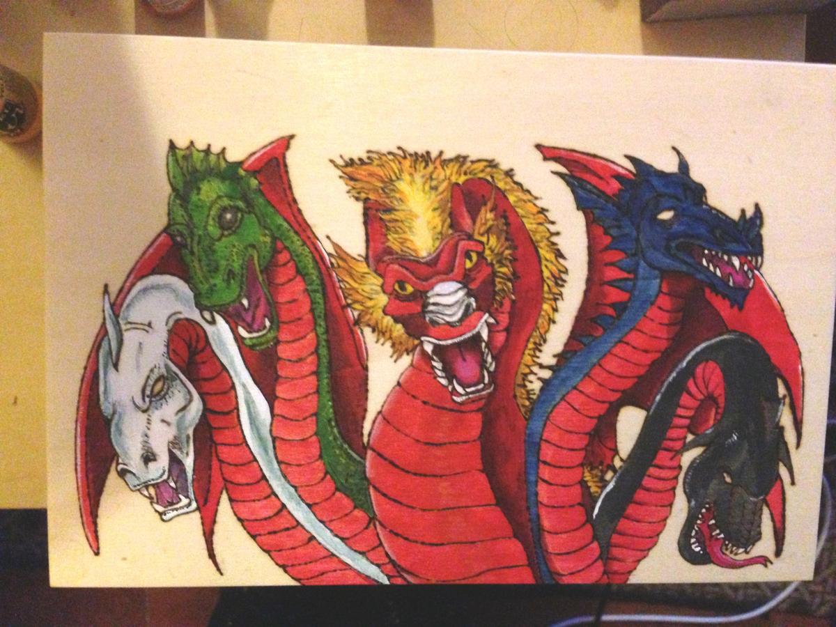 Caja para dados - Tiamat - color