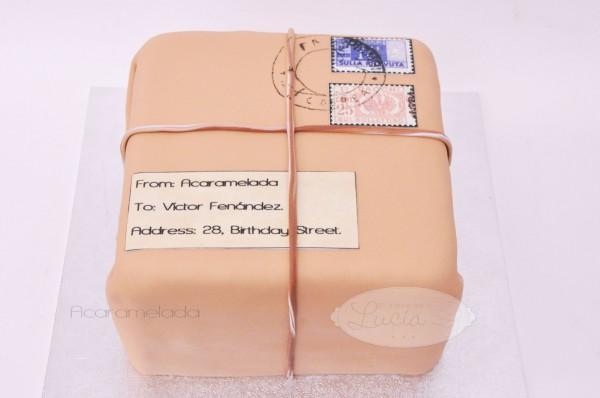Tarta paquete correos