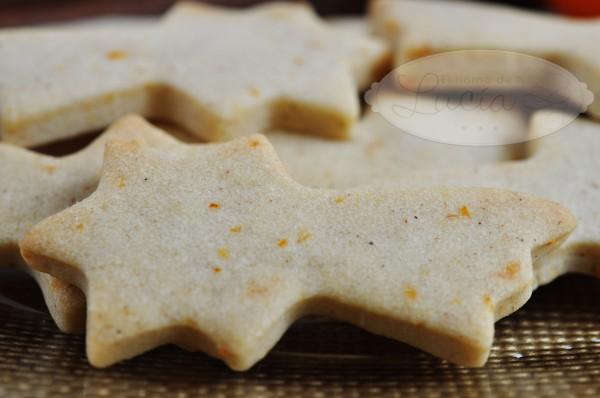 Galletas navideñas de naranja y canela