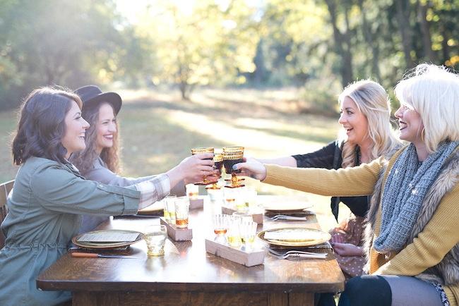 Fiesta rústica entre amigas