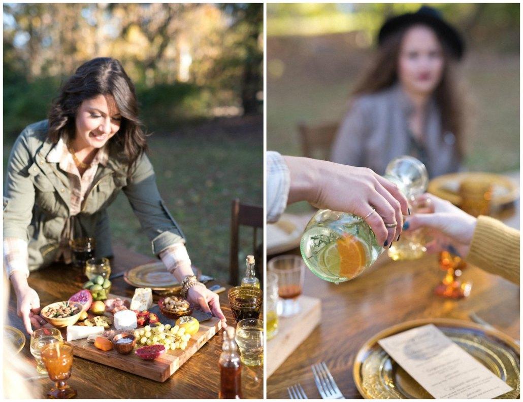 Fiesta rústica entre amigas