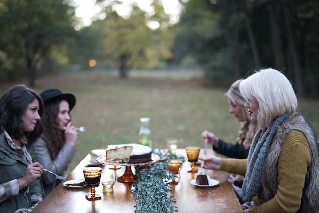 Fiesta rústica entre amigas