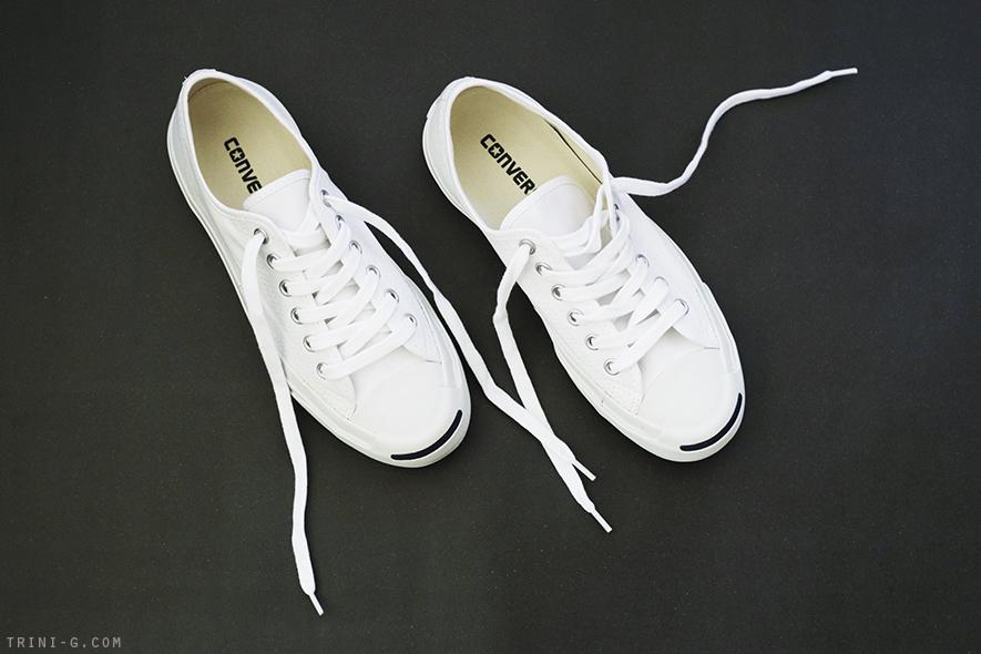 Trini | Converse Jack Purcell white sneakers
