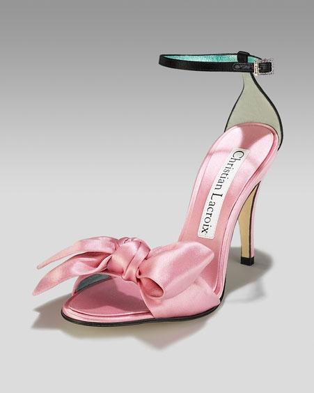 Zapatos de novia con lazo